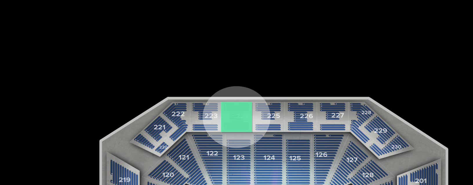 Seat view from Upper