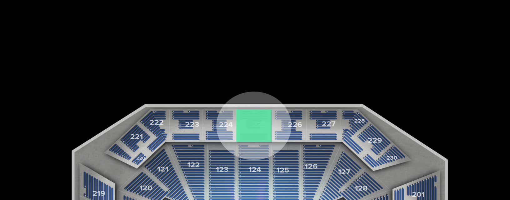 Seat view from Upper