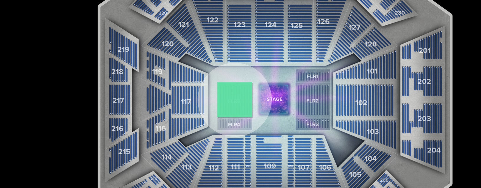 Seat view from Floor