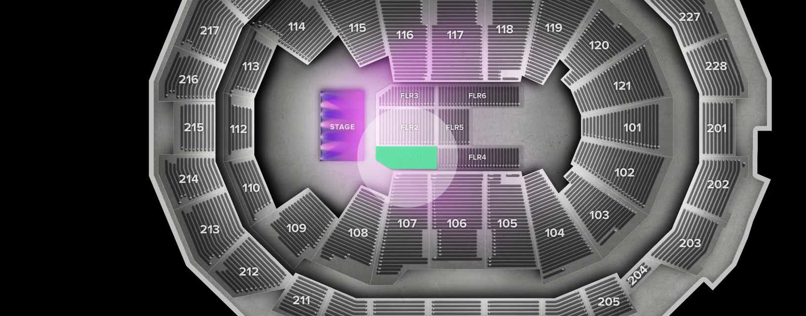 Seat view from Floor