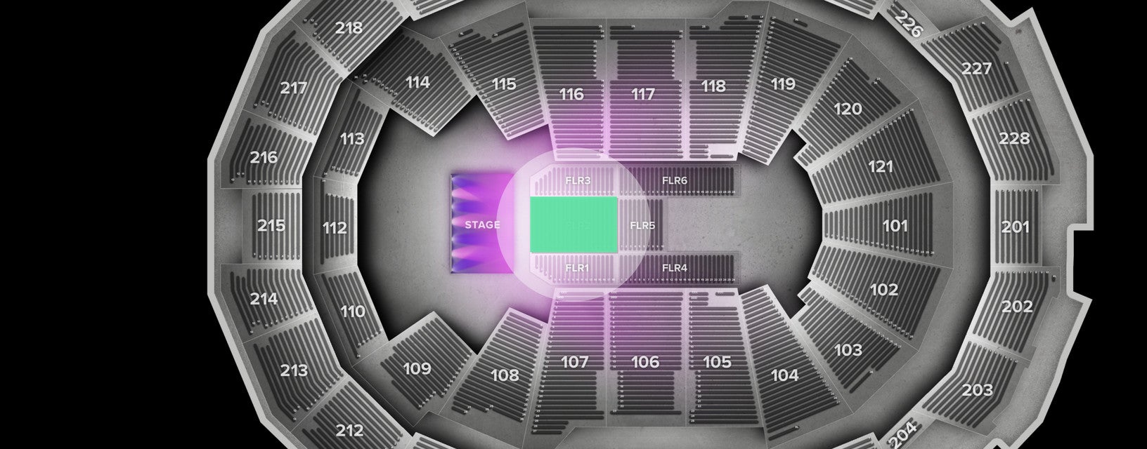 Seat view from Floor