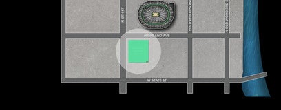 Seat view from Highland Garage