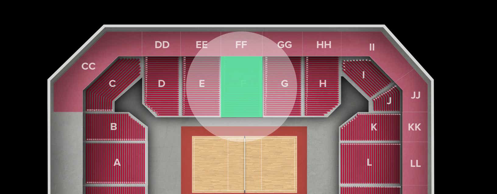 Seat view from Lower