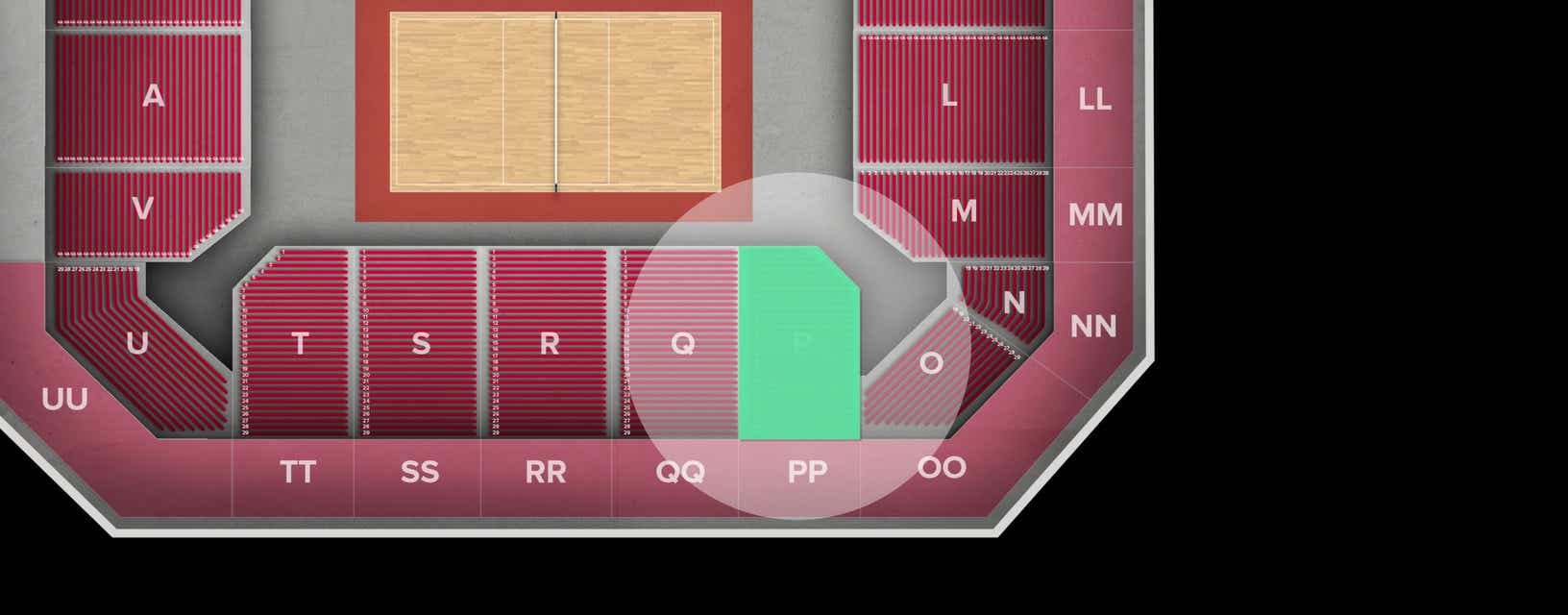 Seat view from Lower
