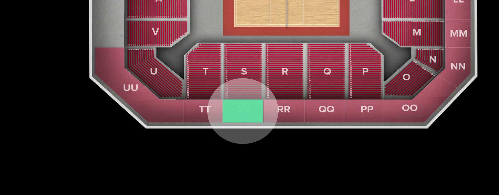 Seat view from Lower