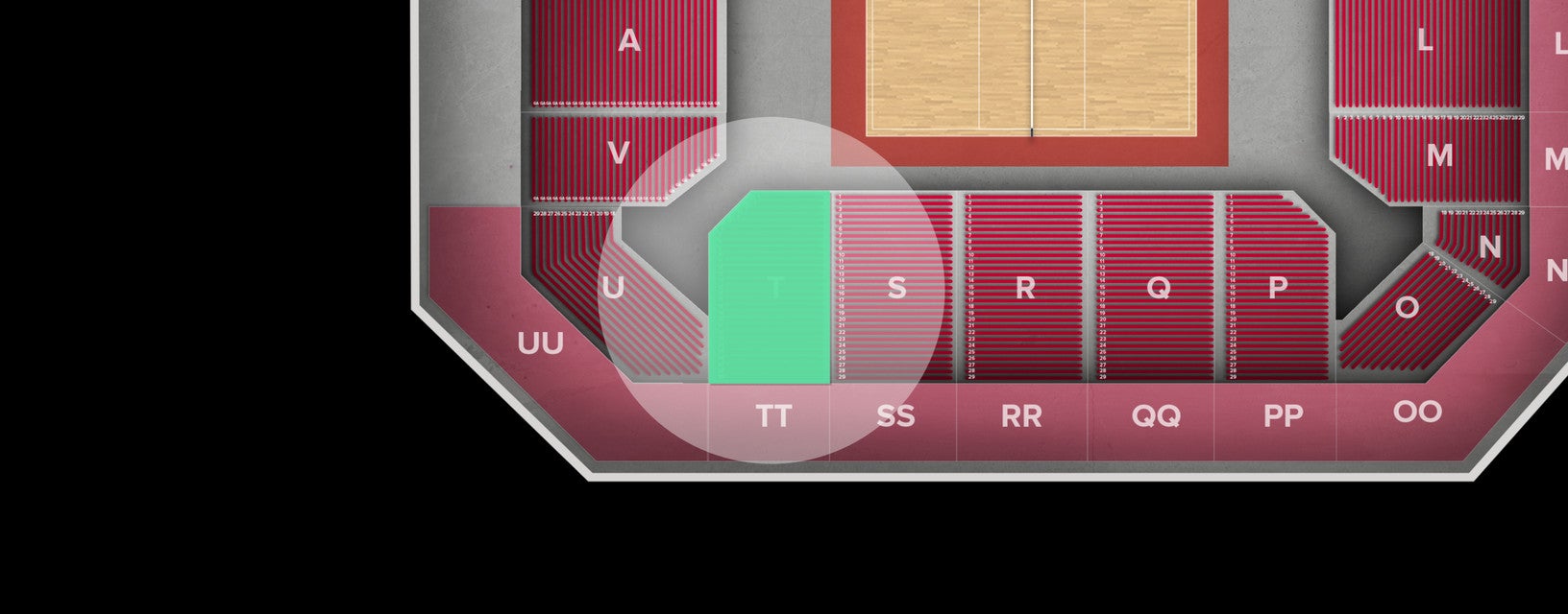 Seat view from Lower