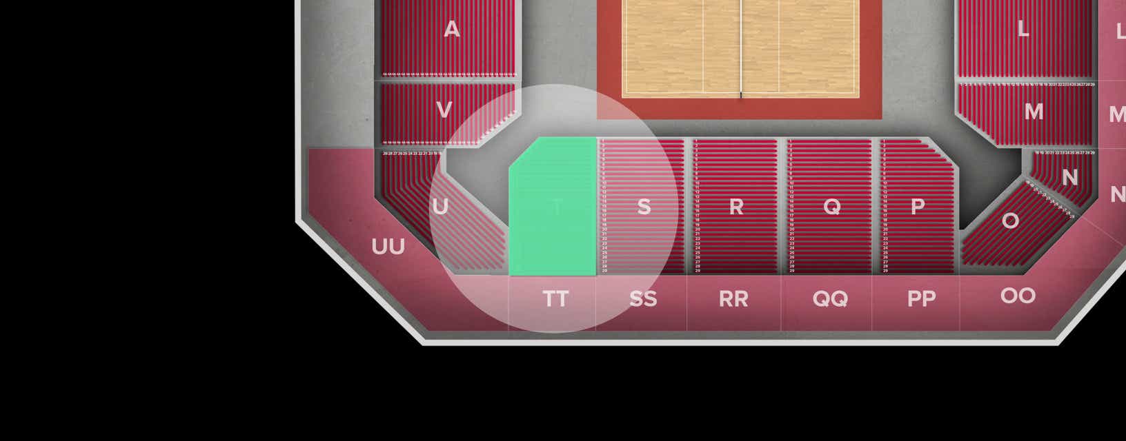 Seat view from Lower