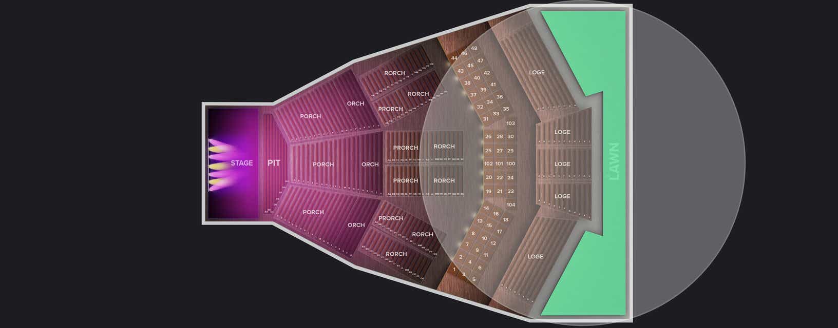 Seat view from Lawn