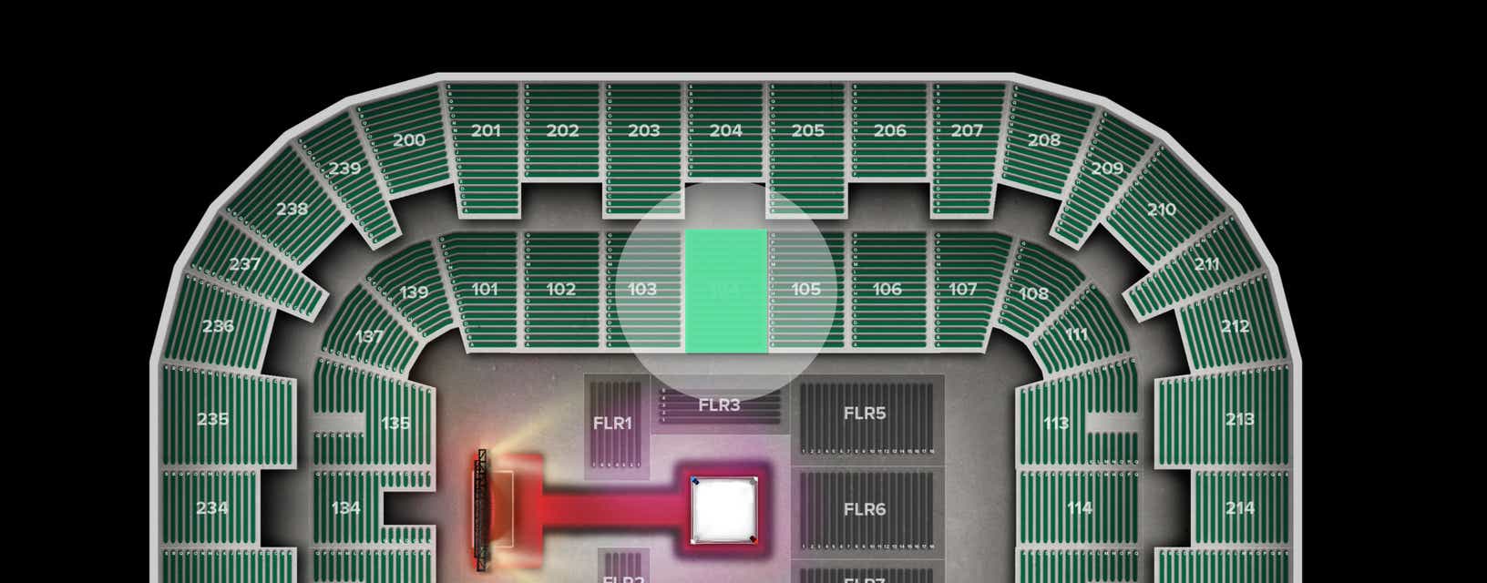 Seat view from Lower