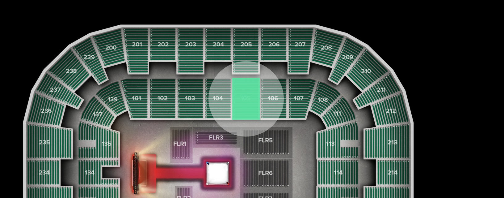 Seat view from Lower