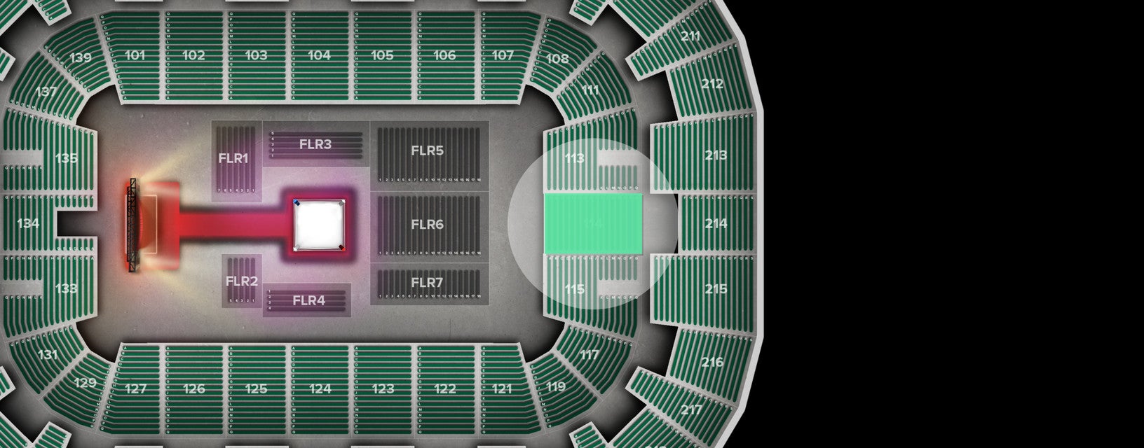 Seat view from Lower
