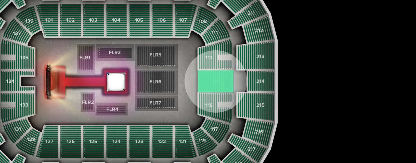 Seat view from Lower
