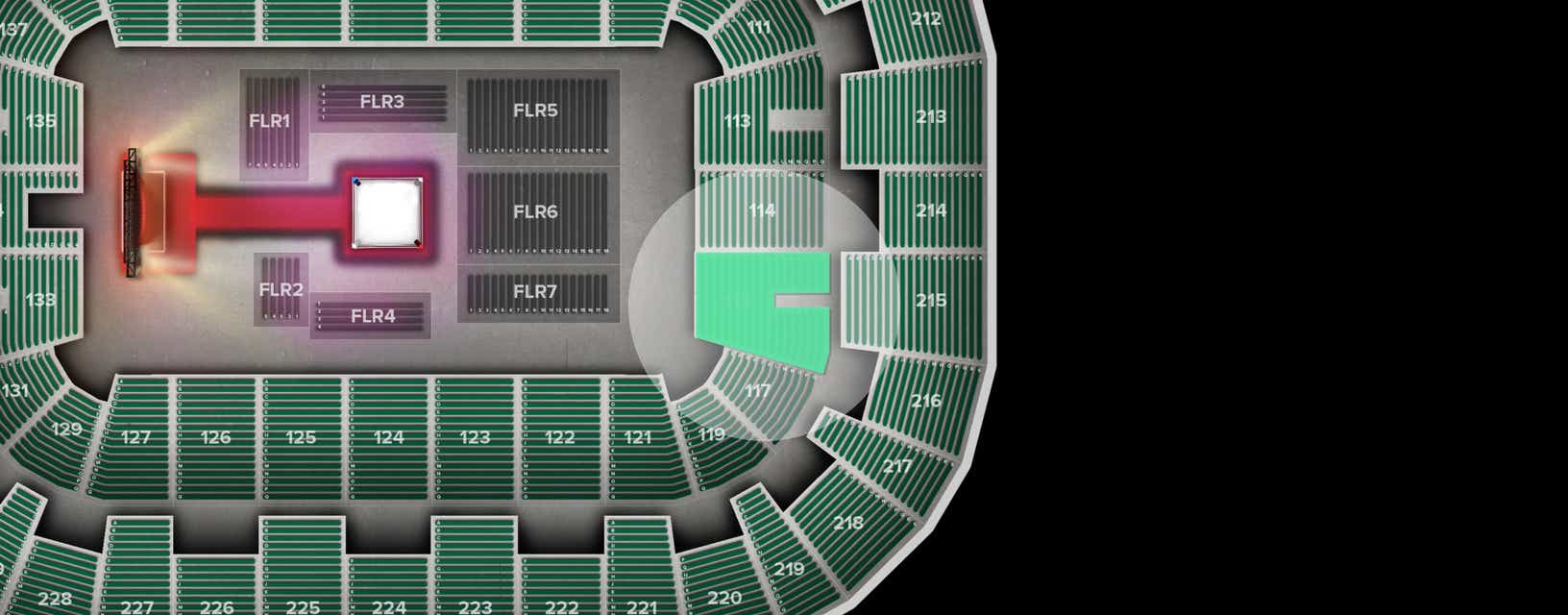 Seat view from Lower