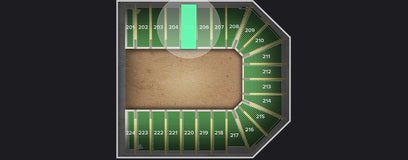 Seat view from Reserved