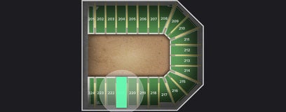 Seat view from Reserved