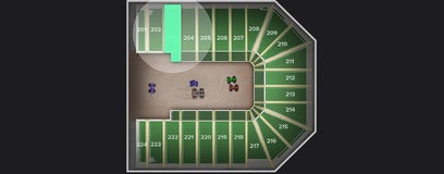 Seat view from Reserved