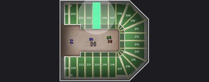 Seat view from Reserved