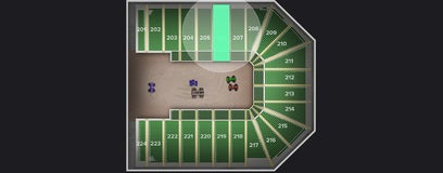 Seat view from Reserved