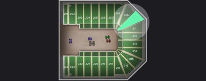Seat view from Reserved