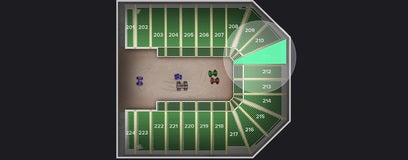 Seat view from Reserved