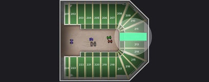 Seat view from Reserved