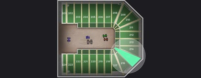 Seat view from Reserved