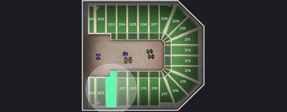 Seat view from Reserved