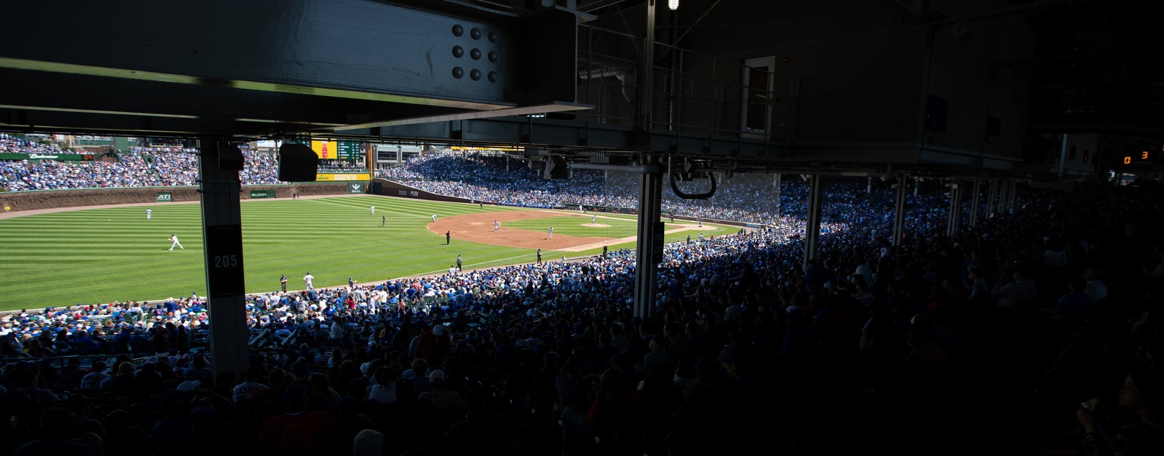 Seat view from Outfield Terrace