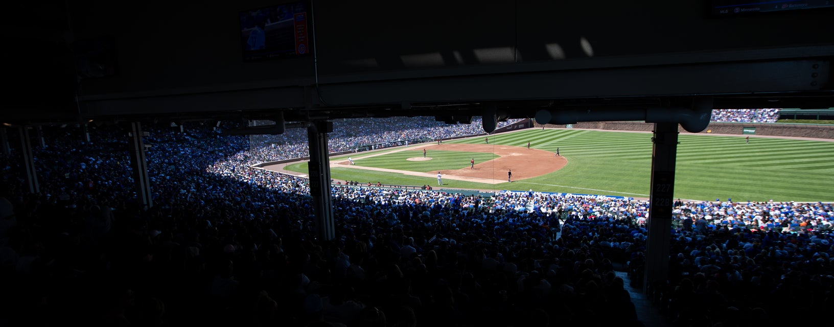 Seat view from Outfield Terrace