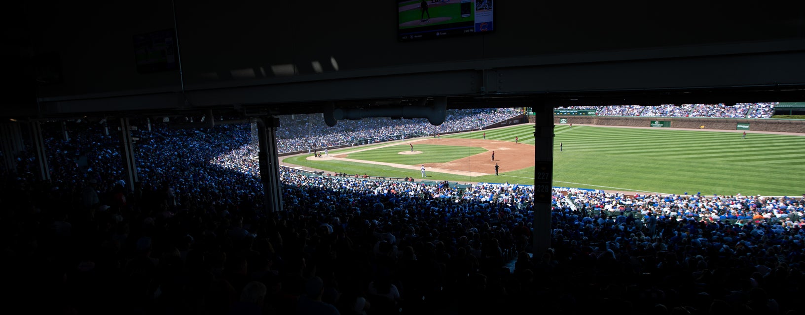 Seat view from Outfield Terrace