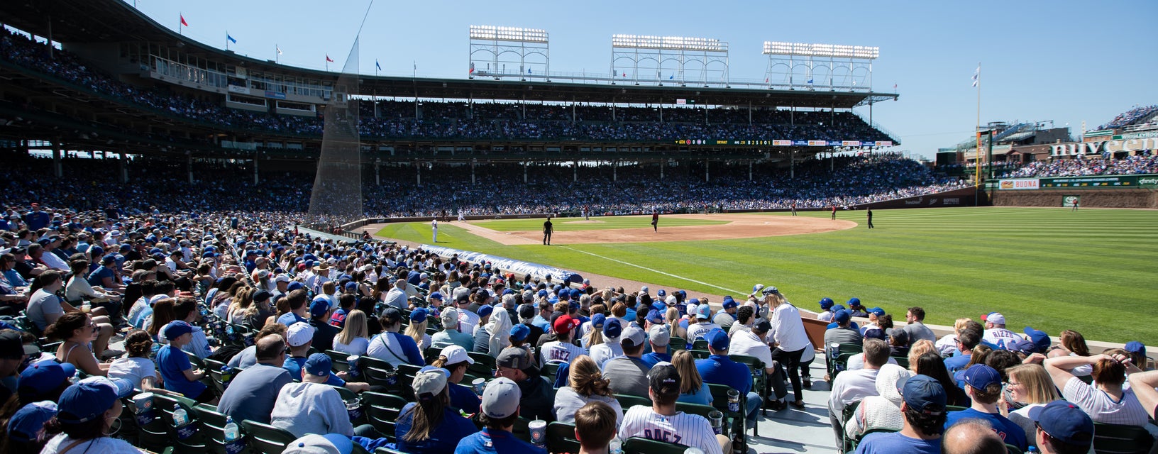 Seat view from Outfield Club Box