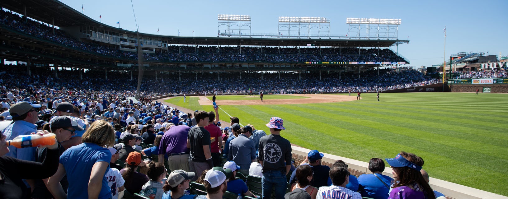 Seat view from Outfield Club Box