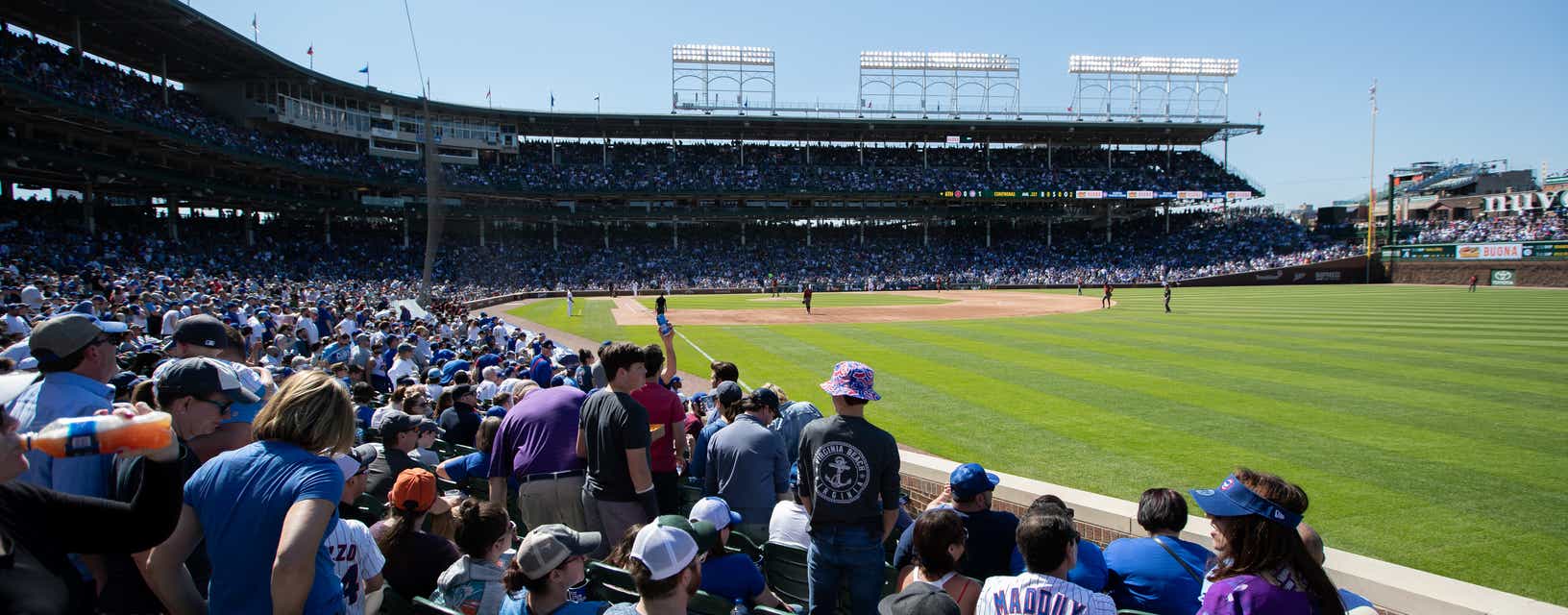Seat view from Outfield Club Box