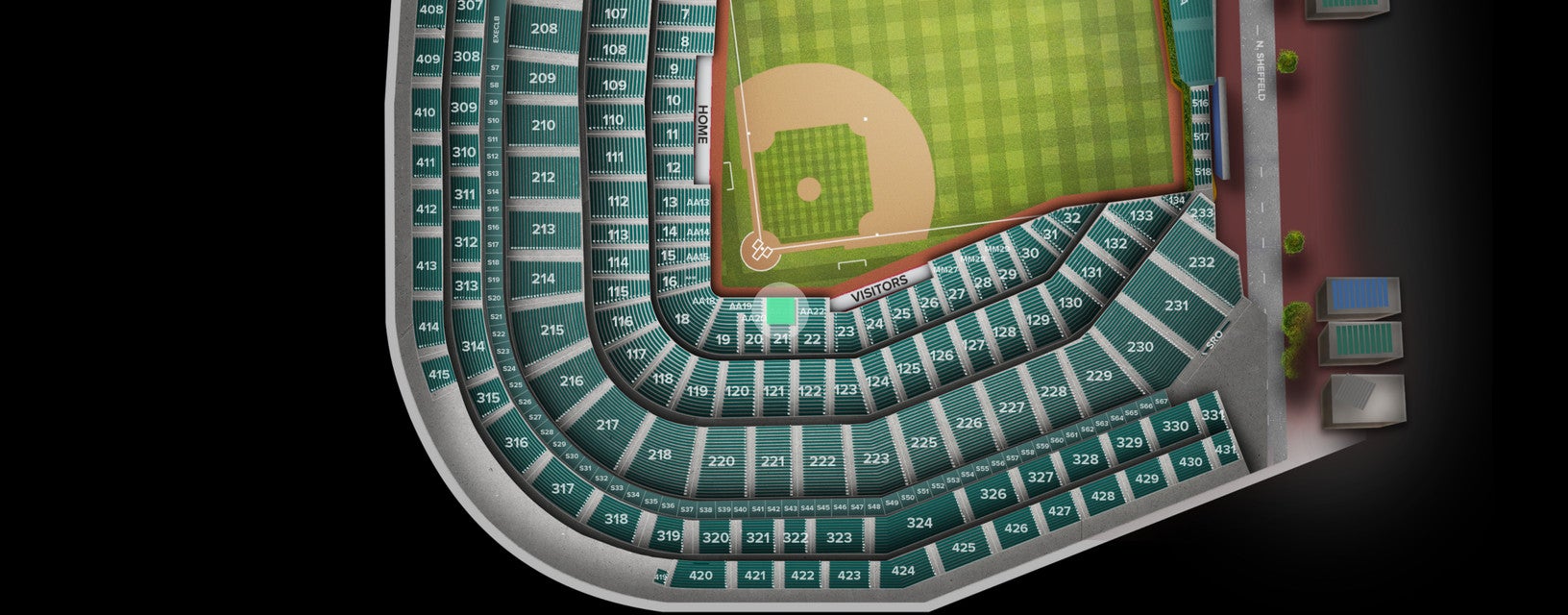 Seat view from American Airlines Club