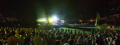 Seat view from Home Plate Club Box