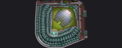 Seat view from Home Plate Club Box