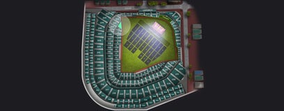 Seat view from Outfield Club Box