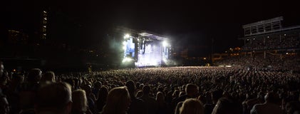 Seat view from Outfield Field Box