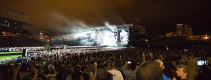 Seat view from Outfield Field Box