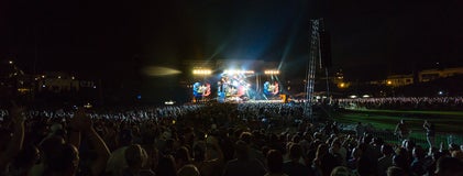 Seat view from Home Plate Club Box