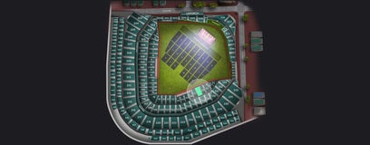 Seat view from Outfield Club Box