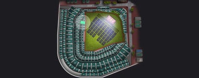 Seat view from Outfield Club Box