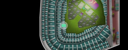 Seat view from Home Plate Club Box