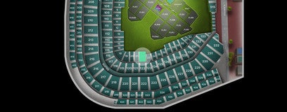 Seat view from Club Box