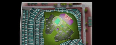 Seat view from General Admission