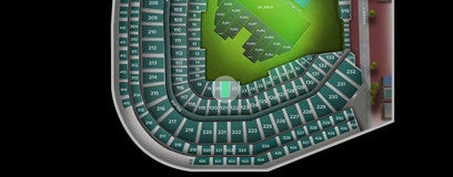 Seat view from Club Box