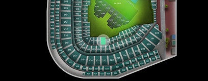 Seat view from Club Box