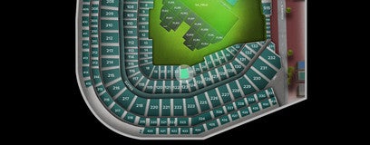 Seat view from Club Box