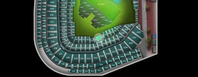 Seat view from Club Box