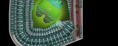 Seat view from Club Box